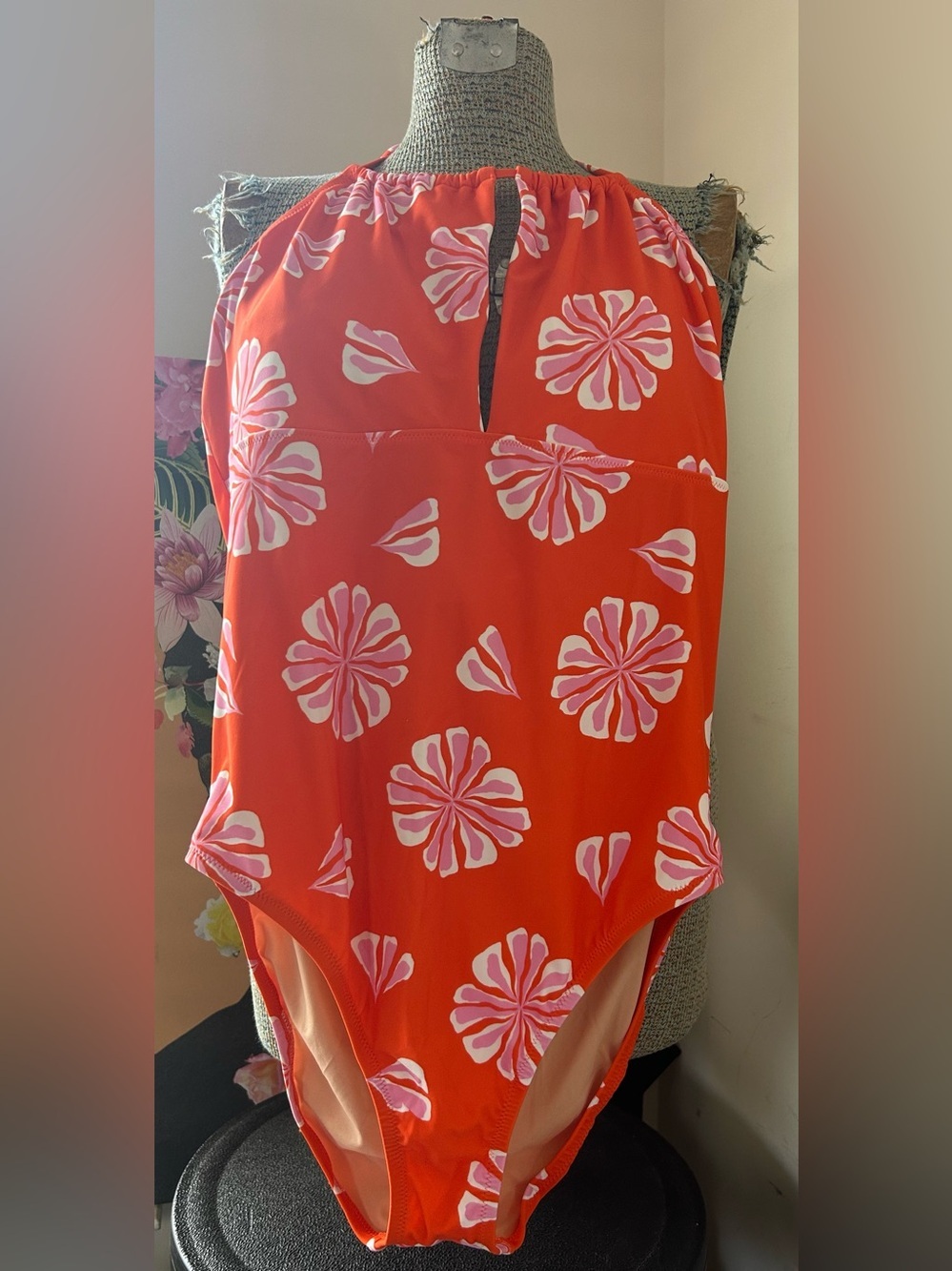 NWT J CREW HALTER ONE PIECE CHLORINE RESISTANT BATHING SUIT - Picture 3 of 7